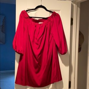 Off the shoulder mini dress